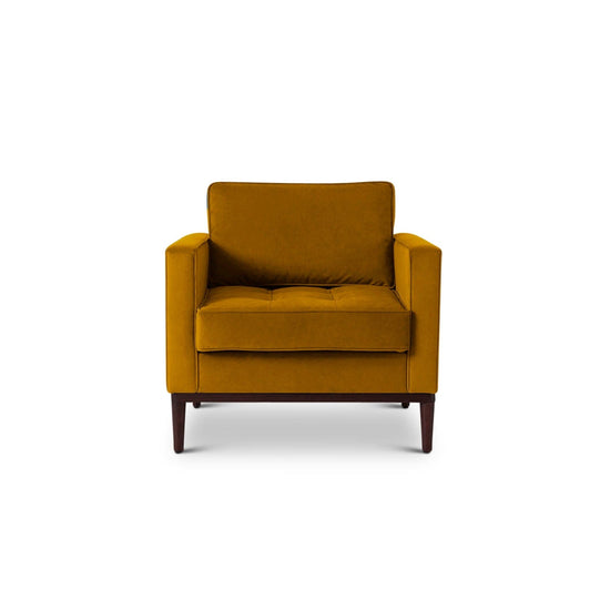 Model 02 Velvet Armchair - Colourful Options Swyft Homebound