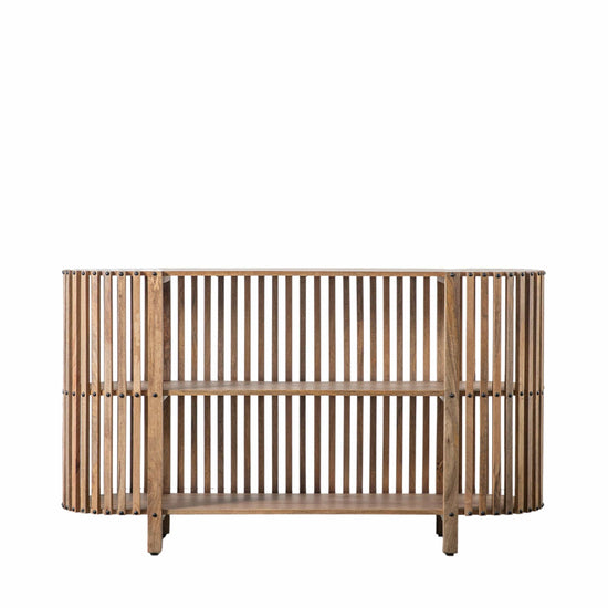 Voss Slatted Console Table Gallery Direct Homebound