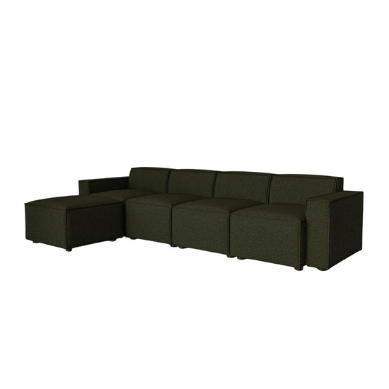 Model 03 4 Seater Chaise Sofa Boucle