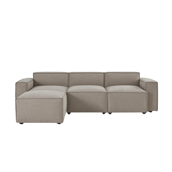Model 03 3 Seater Chaise Sofa Linen