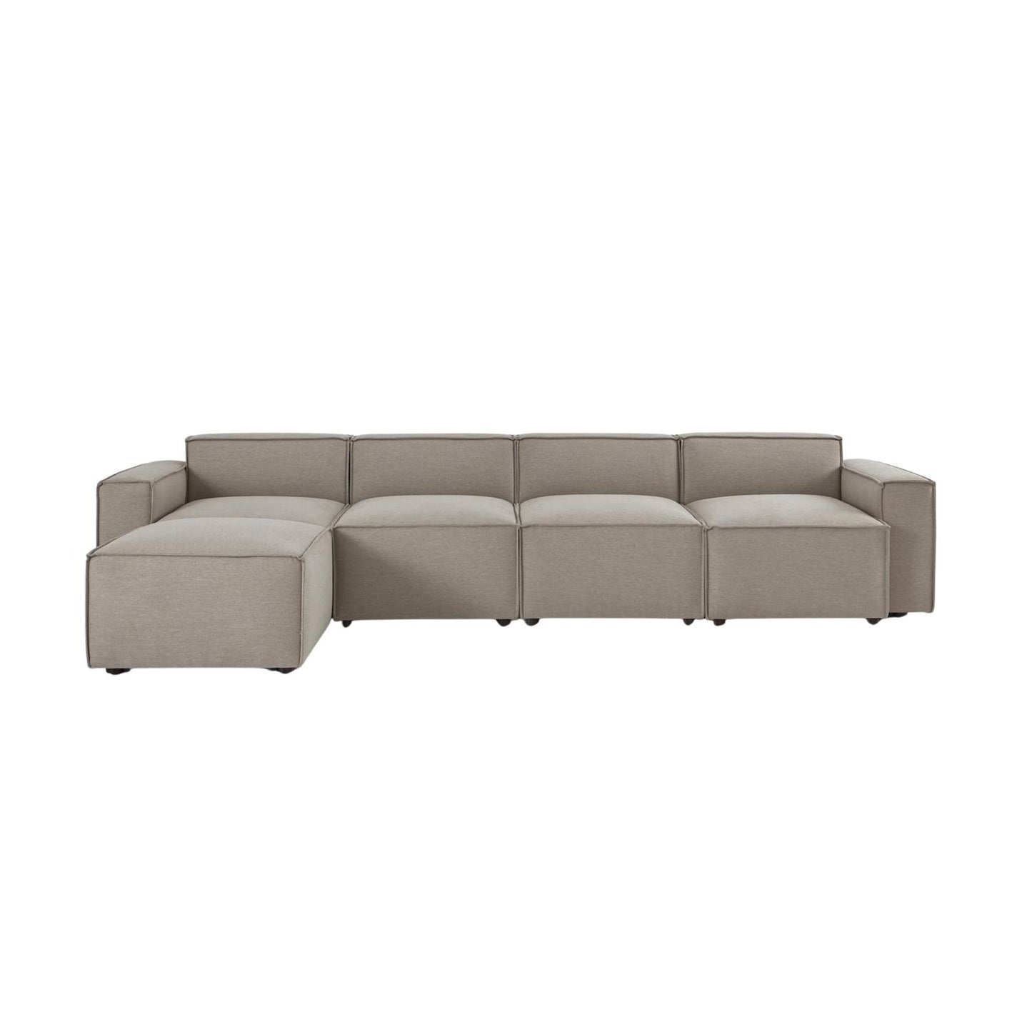 Model 03 4 Seater Chaise Sofa Linen