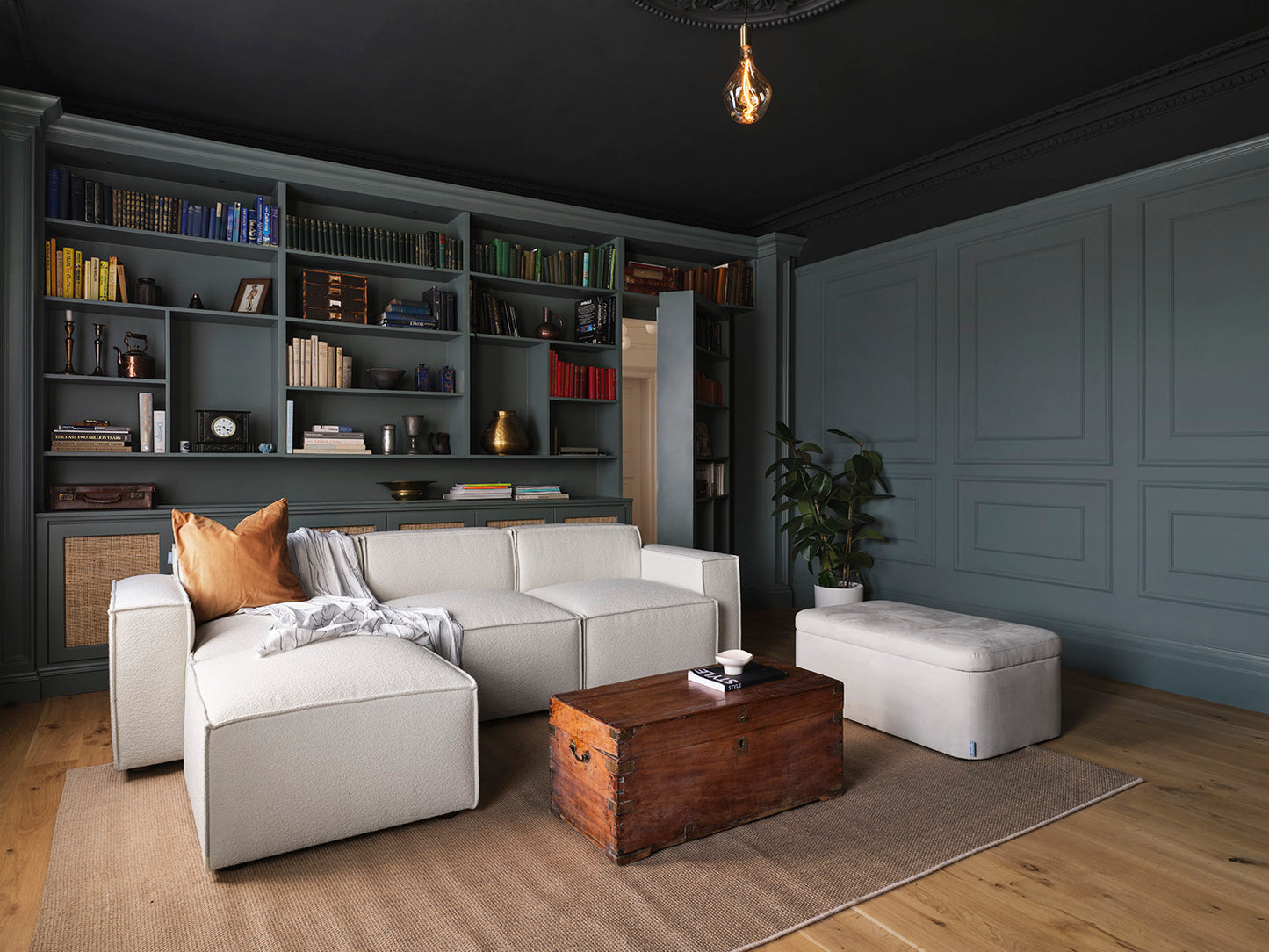 Model 03 3 Seater Chaise Sofa Boucle