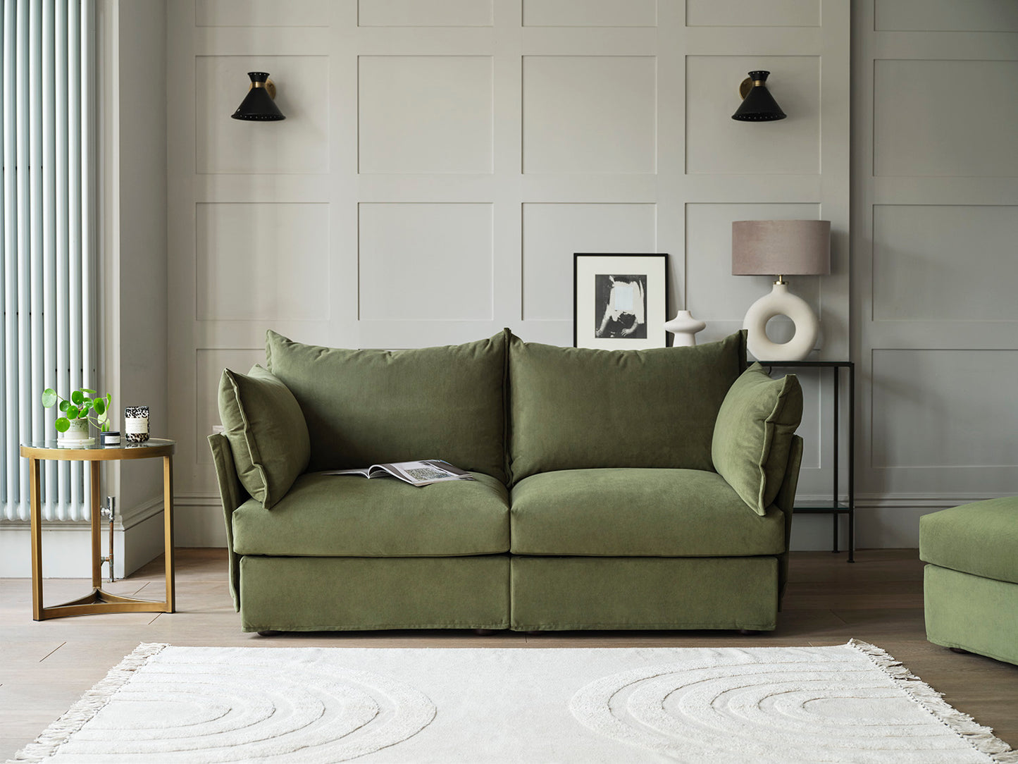 Model 06 2 Seater Sofa Velvet