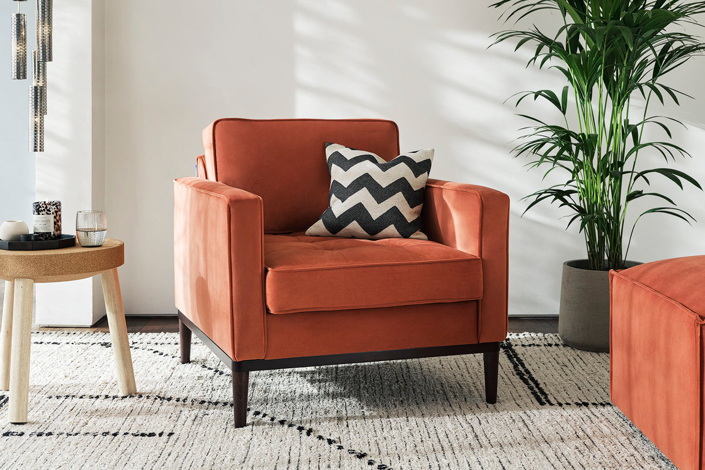 Model 02 Armchair Velvet
