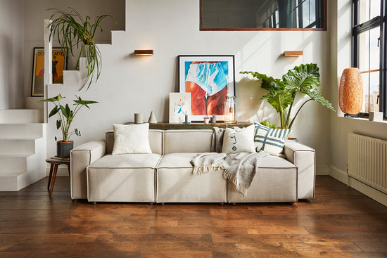 Model 03 3 Seater Sofa Linen