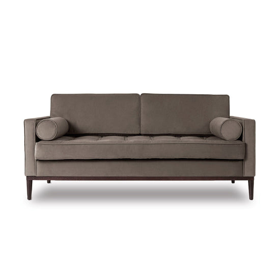 Model 02 Velvet 2 Seater Sofa - Grey Options