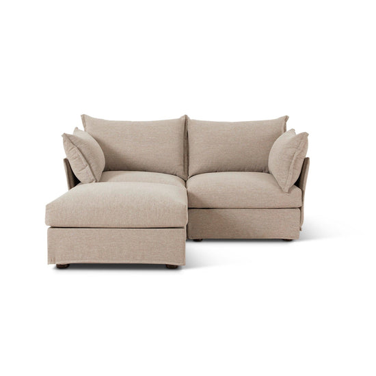 Model 06 Linen 2 Seater Chaise Sofa Swyft Homebound