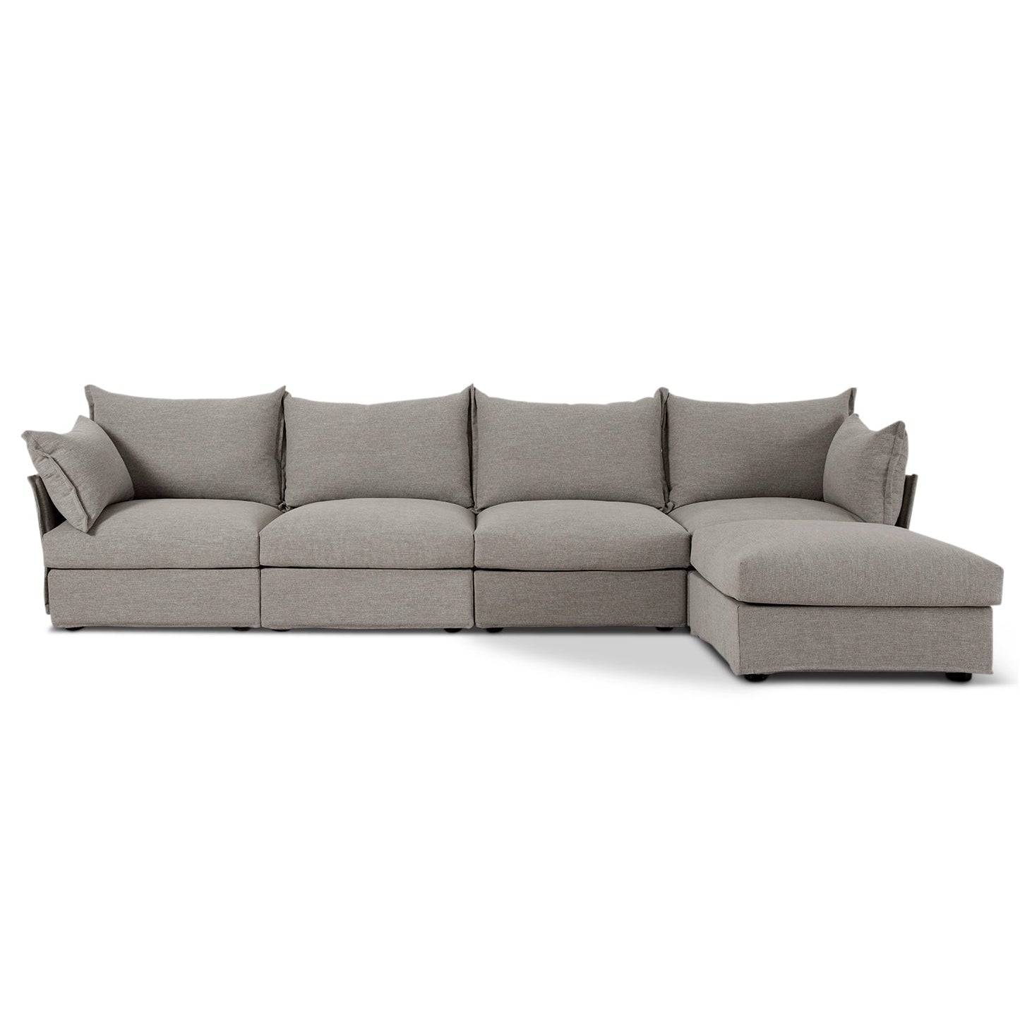 Model 06 Linen 4 Seater Chaise Sofa Swyft Homebound