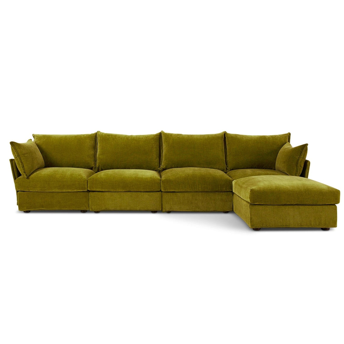 Model 06 Royal Velvet 4 Seater Chaise Sofa Swyft Homebound