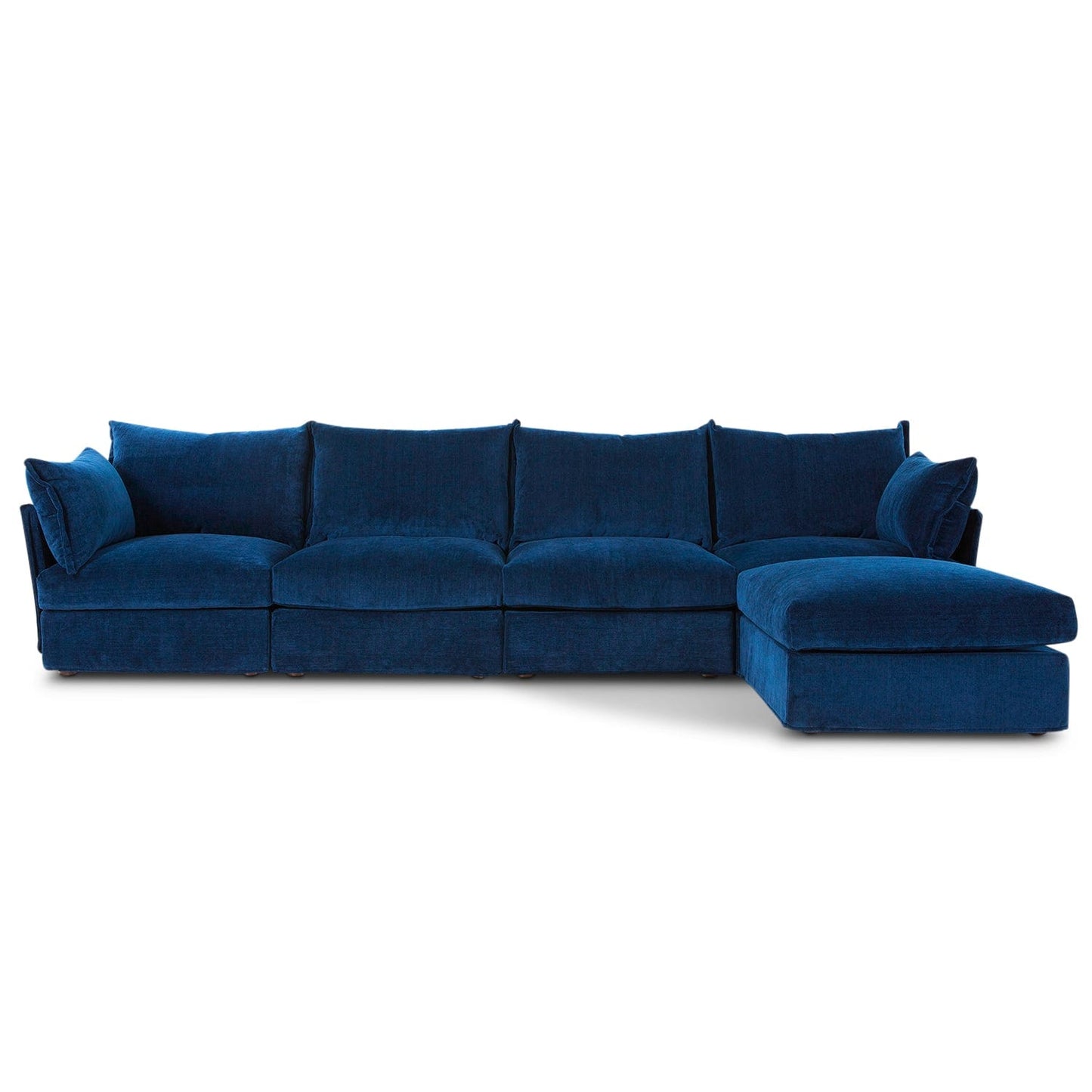 Model 06 Royal Velvet 4 Seater Chaise Sofa Swyft Homebound