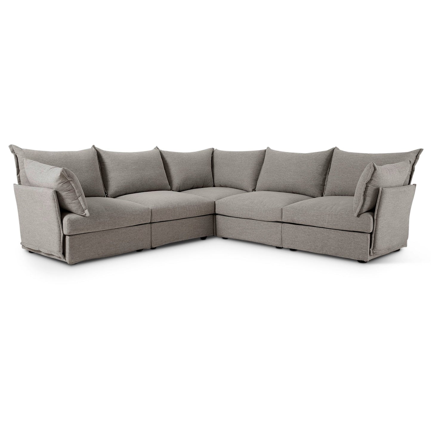 Model 06 Linen Corner Sofa