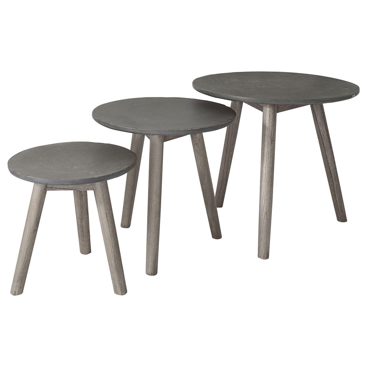 Bergen Nest of Tables Grey Gallery Direct Homebound