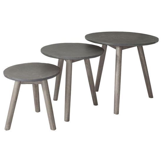 Bergen Nest of Tables Grey Gallery Direct Homebound