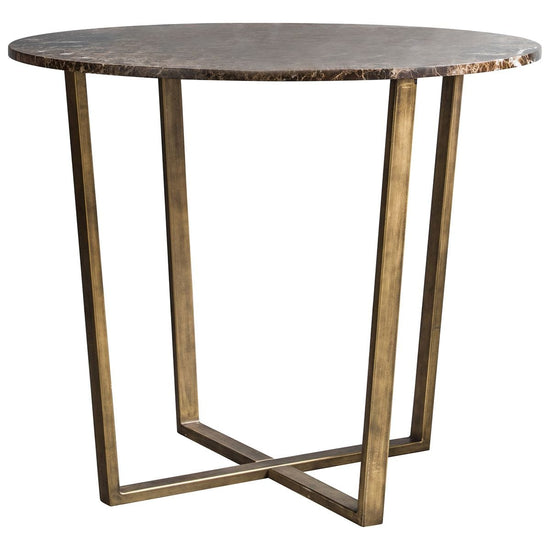 Emperor Round Side Table Marble