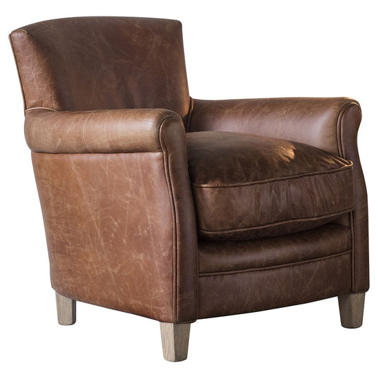 Mr. Paddington Chair Vintage Brown Leather