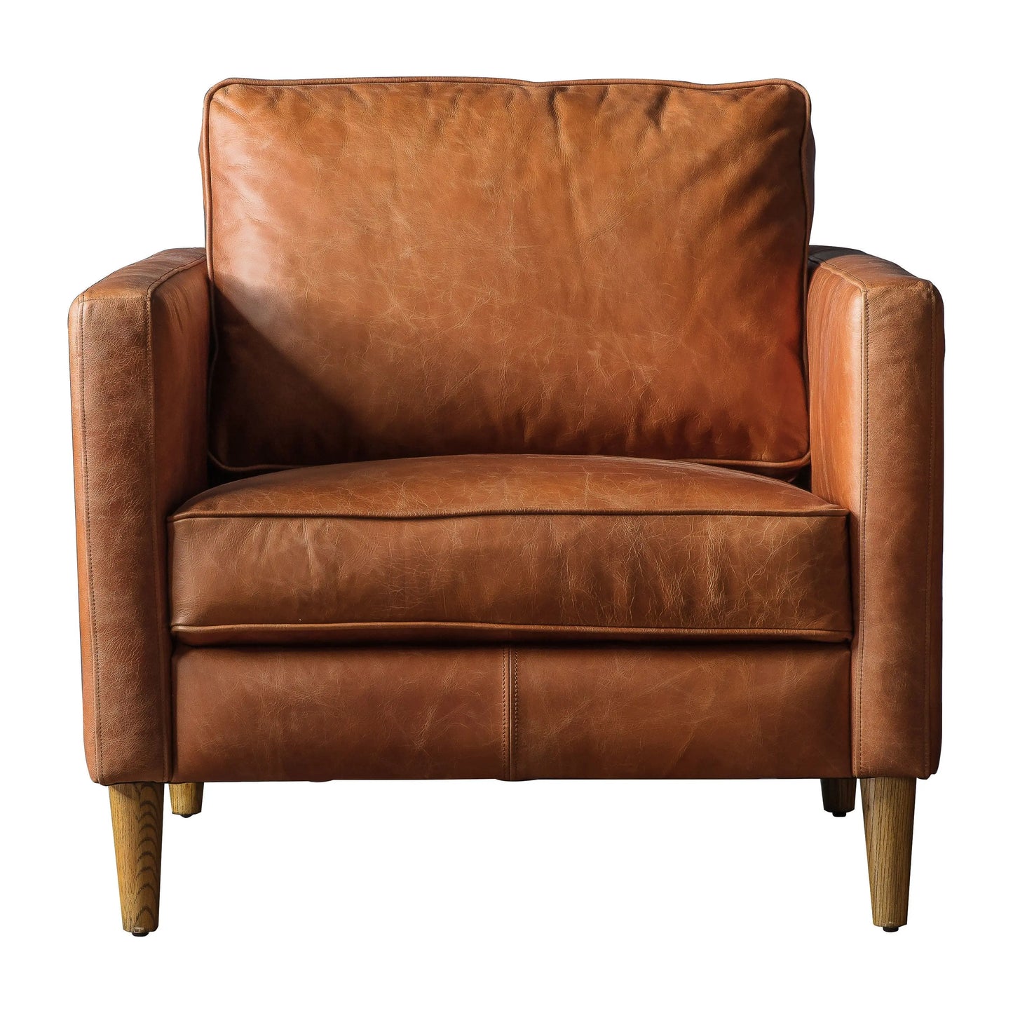 Osborne Armchair Vintage Brown Leather Gallery Direct Homebound