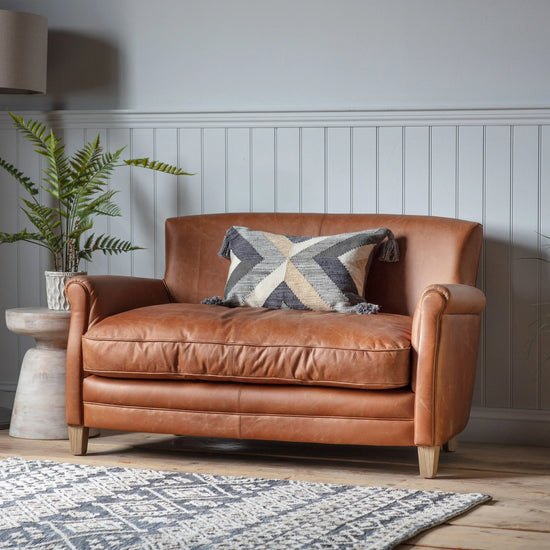 Mr. Paddington Sofa Vintage Brown Leather Gallery Direct Homebound