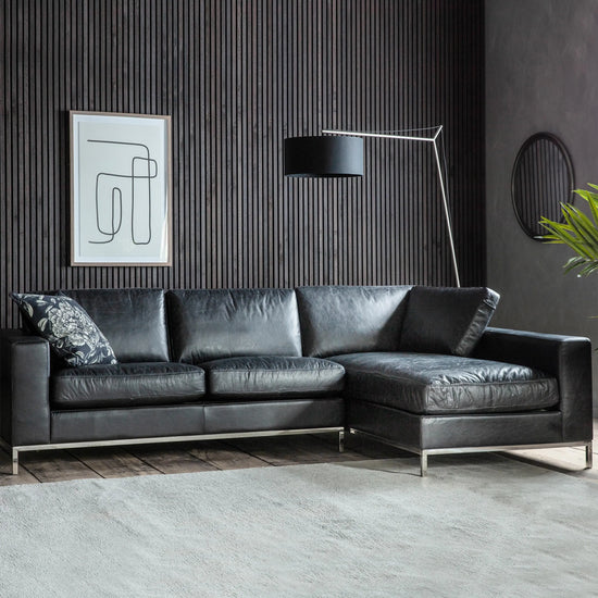 Verona Corner Chaise Leather - Colour Options Gallery Direct Homebound