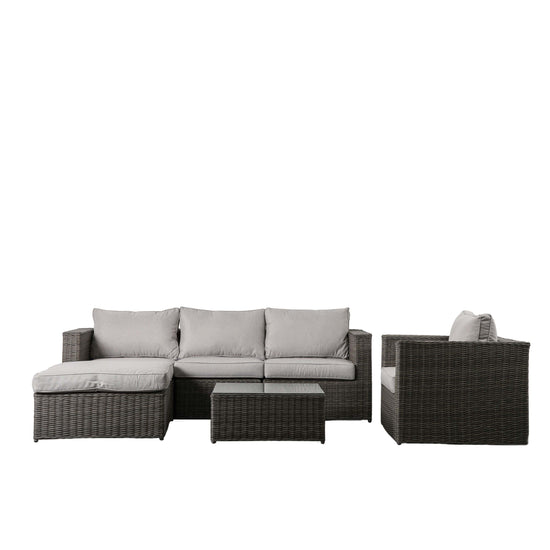 Calvi Chaise Sofa and Chair Set - Colour Options