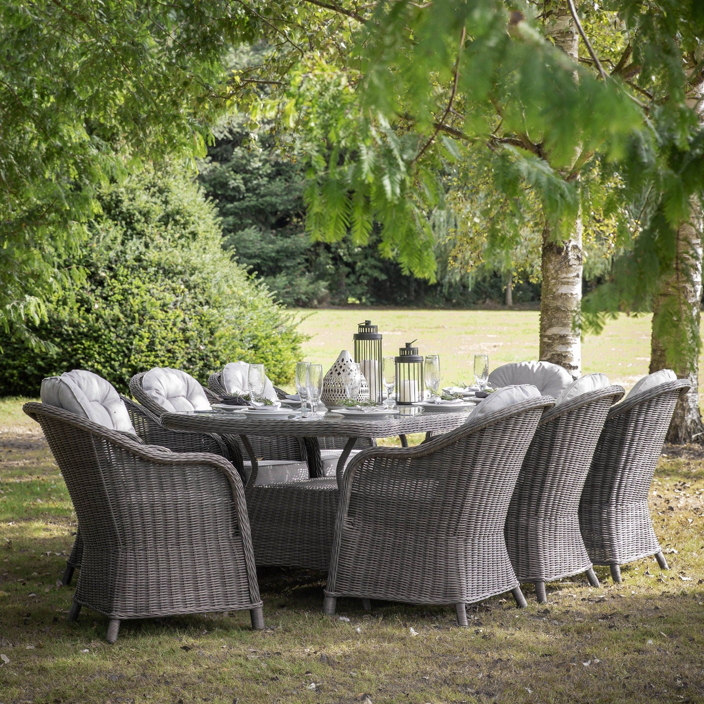 Fior 8 Seater Dining Set - Colour Options Gallery Direct Homebound