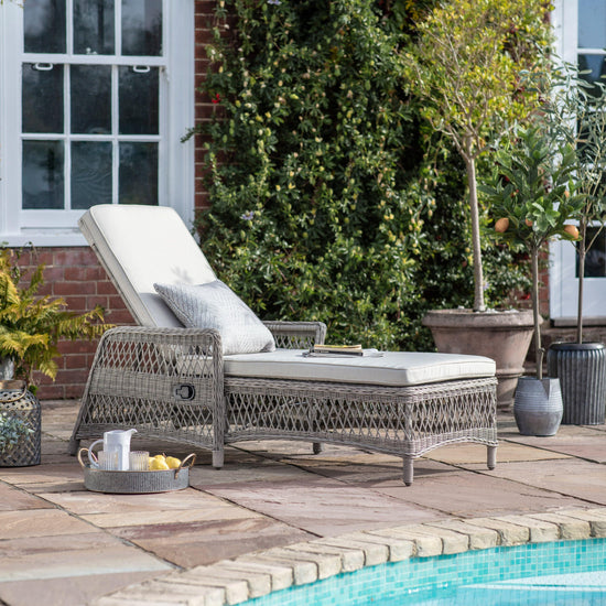 Menton Country Lounger Stone