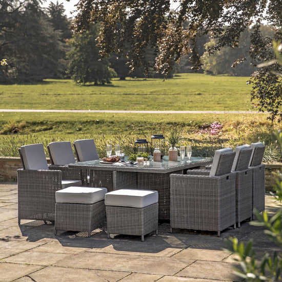Rondin 10 Seater Cube Dining Set - Colour Options
