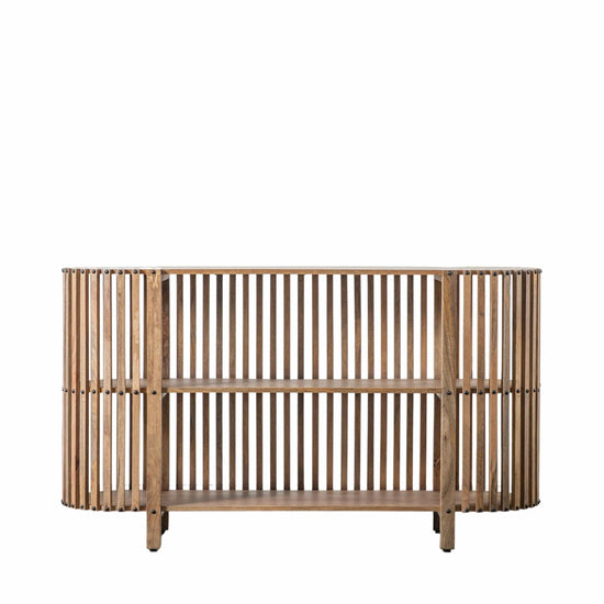 Voss Slatted Console Table Gallery Direct Homebound