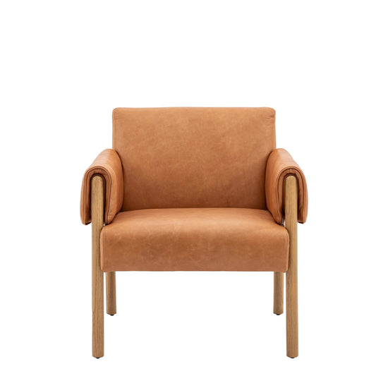 Stratford Armchair Brown Leather
