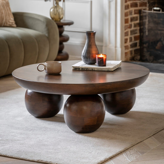 Sculpt Round Coffee Table Gallery Direct Homebound