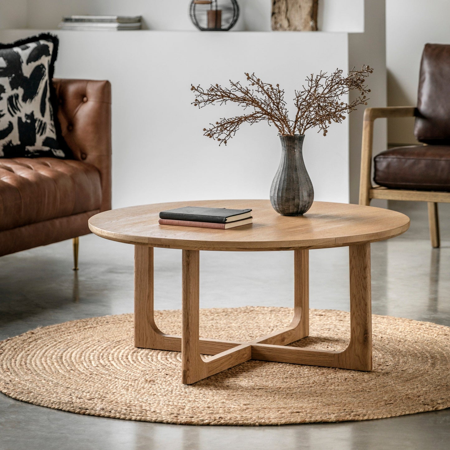 Craft Round Coffee Table - Colour Options