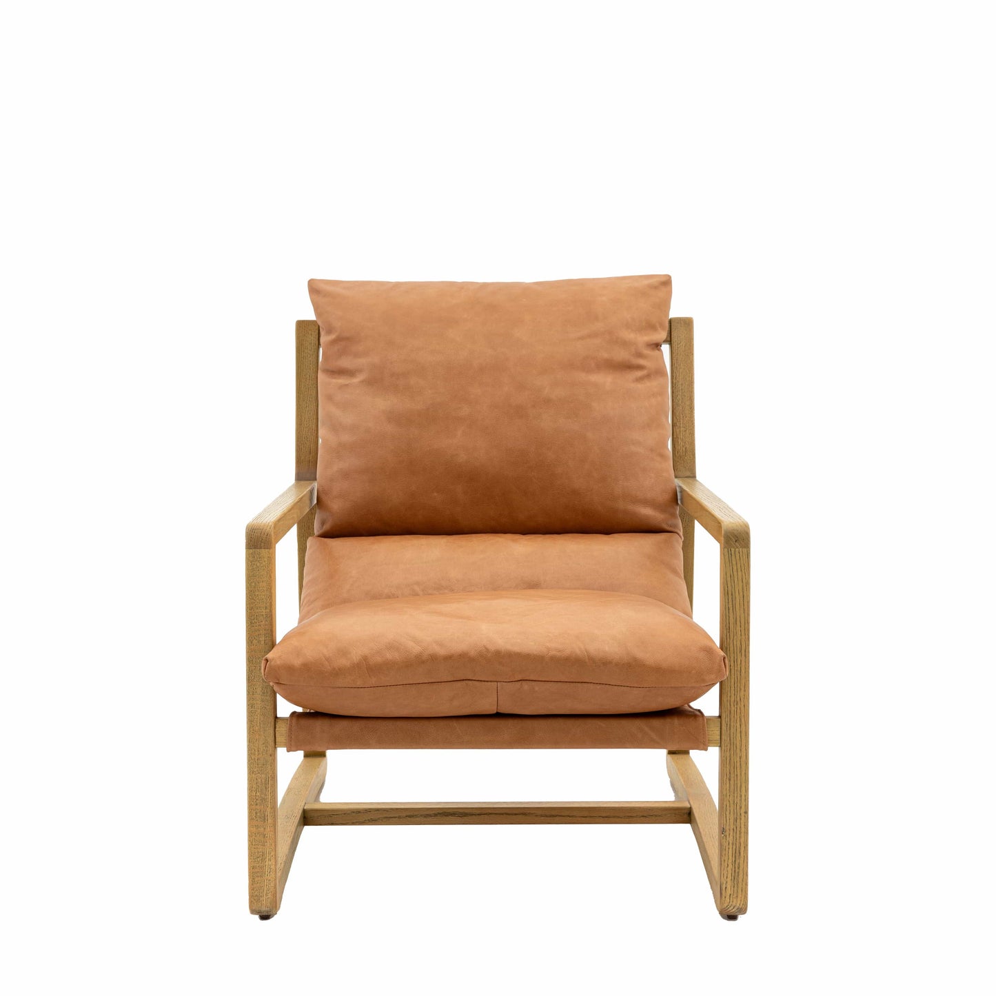 Burela Lounge Chair Vintage Brown Leather Gallery Direct Homebound