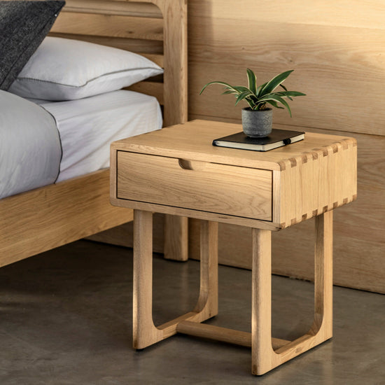 Craft 1 Drawer Bedside Natural Gallery Direct Homebound