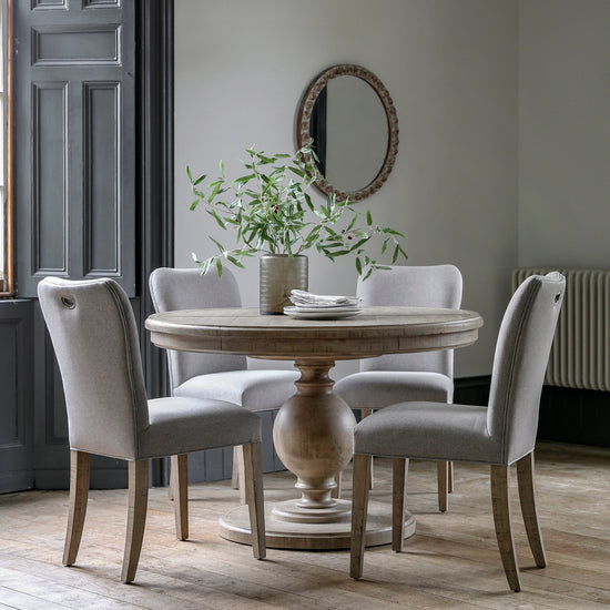 Vancouver Round Ext Dining Table