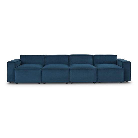 Model 03 Velvet 4 Seater Sofa Swyft Homebound