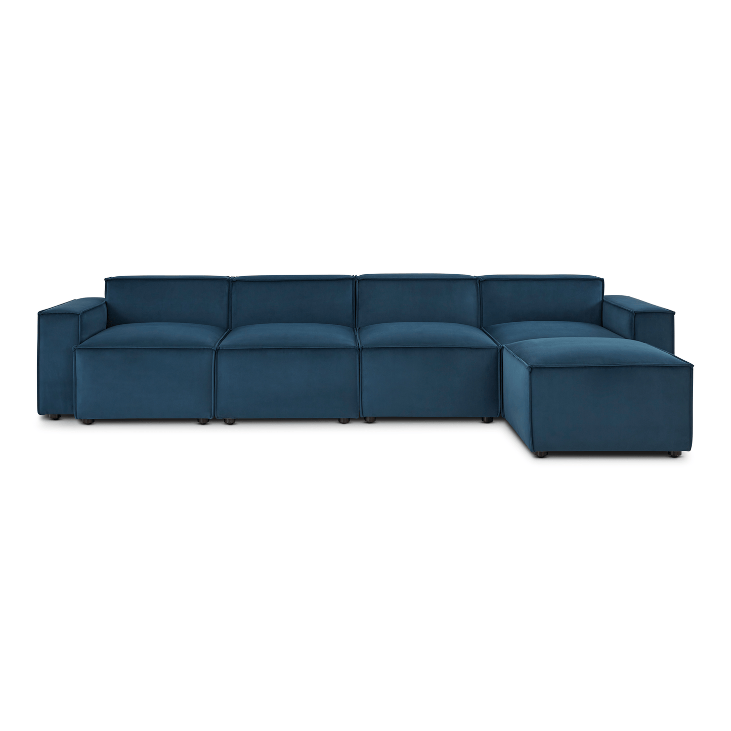 Model 03 Velvet 4 Seater Chaise Swyft Homebound